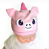 Noggin Nanimals - Unicorn Face (Applique) (Split)