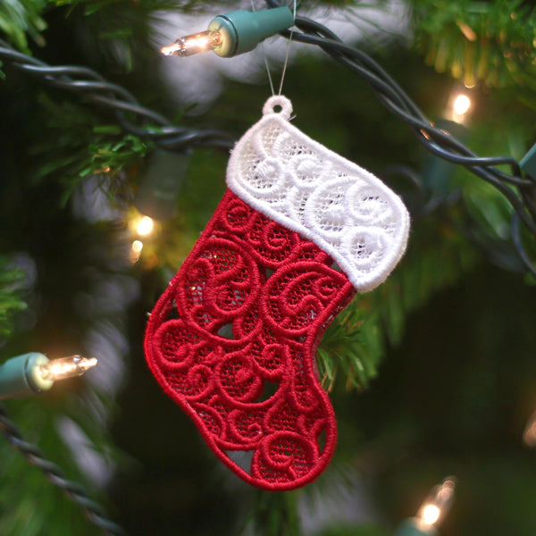 Santa's Stocking (Lace)