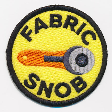 Crafty Merit Badges - Fabric Snob (Patch)