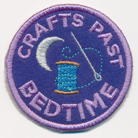 Crafty Merit Badges - Crafts Past Bedtime (Patch)