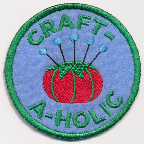 Crafty Merit Badges - Craftaholic (Patch)