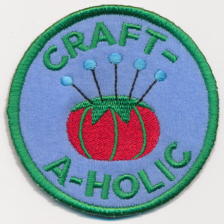 Crafty Merit Badges - Craftaholic (Patch)