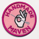 Crafty Merit Badges - Handmade Maven (Patch)