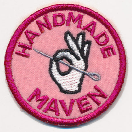 Crafty Merit Badges - Handmade Maven (Patch)