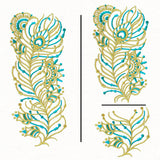 Bohemian Gold - Peacock Feather (Split)
