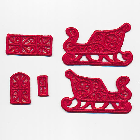 Santa's Sleigh (Lace)