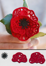 Blooming Poppy (Lace)