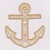 Sea Glass - Anchor (Freestanding Organza)