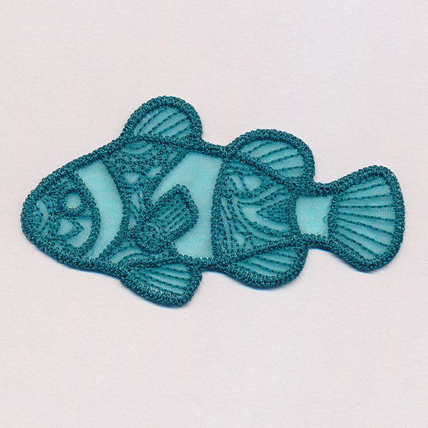 Sea Glass - Clownfish (Freestanding Organza)