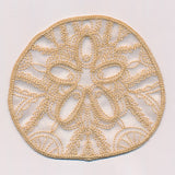 Sea Glass - Sand Dollar (Freestanding Organza)