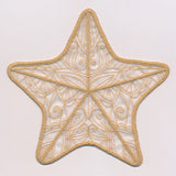 Sea Glass - Starfish (Freestanding Organza)