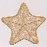 Sea Glass - Starfish (Freestanding Organza)