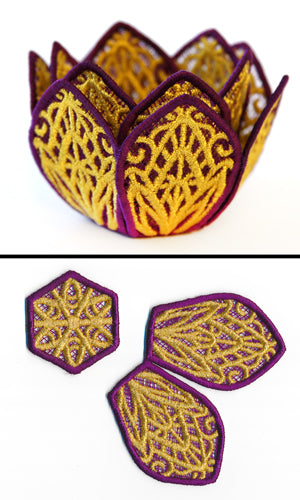 Lotus Candle Wrap (Lace)