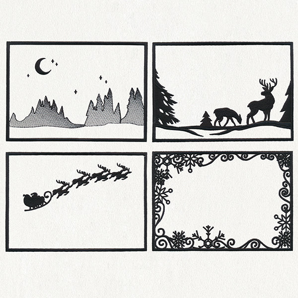 Christmas Flight Scene (Layered)