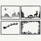 Christmas Flight Scene (Layered)