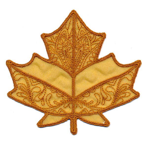 Nature's Charms - Leaf 2 (Freestanding Organza)