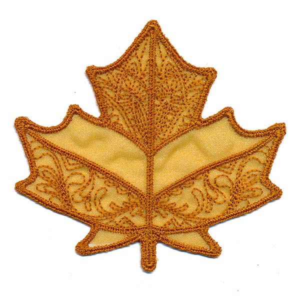 Nature's Charms - Leaf 2 (Freestanding Organza)