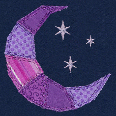 Crescent Moon Quilt Block (In-the-Hoop)