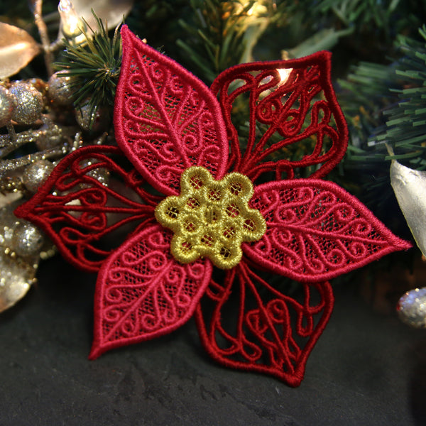 Layered Poinsettia (Lace)