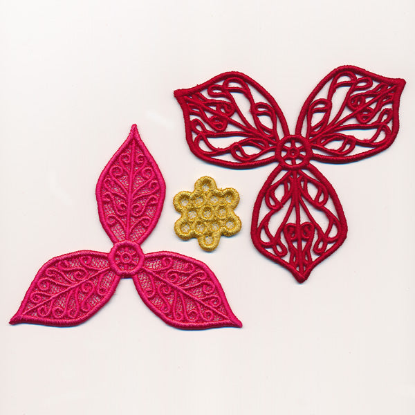 Layered Poinsettia (Lace)