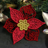 Layered Poinsettia (Lace)