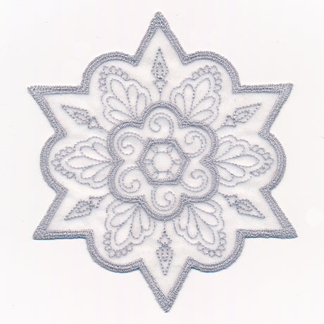 Crystal Snowflake 1 (Freestanding Organza)