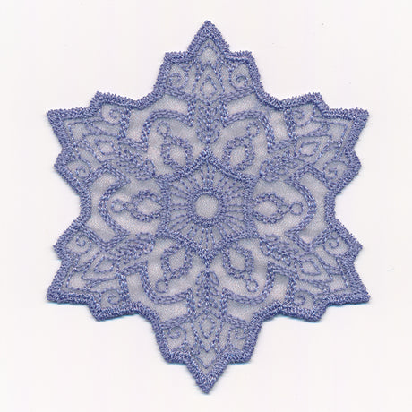 Crystal Snowflake 2 (Freestanding Organza)