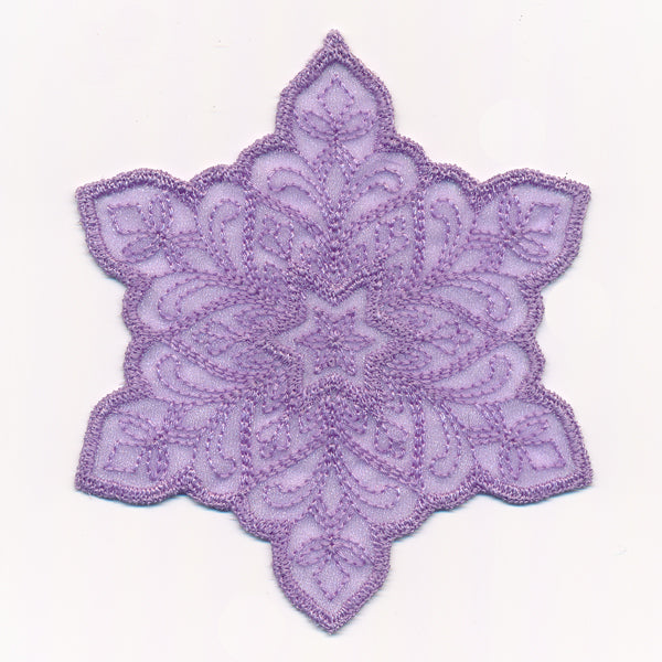Crystal Snowflake 3 (Freestanding Organza)
