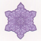 Crystal Snowflake 3 (Freestanding Organza)