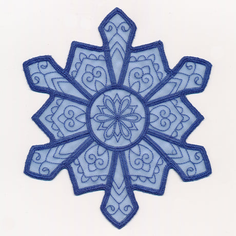 Crystal Snowflake 4 (Freestanding Organza)