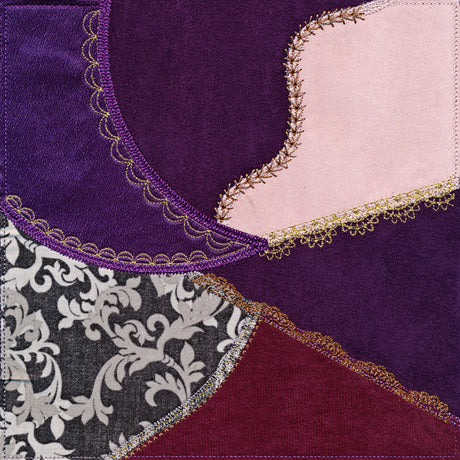 Crazy Quilt Block - Spiral (In-the-Hoop)