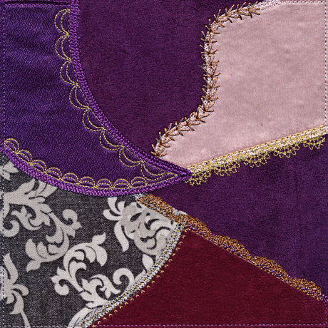 Crazy Quilt Block - Spiral (In-the-Hoop)