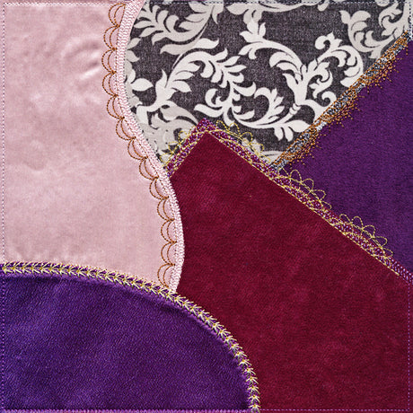 Crazy Quilt Block - Waves (In-the-Hoop)