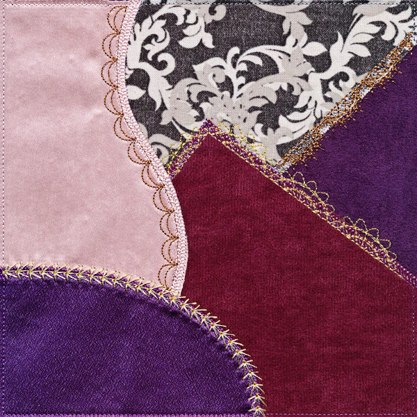 Crazy Quilt Block - Waves (In-the-Hoop)