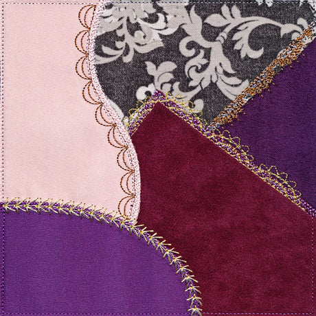 Crazy Quilt Block - Waves (In-the-Hoop)