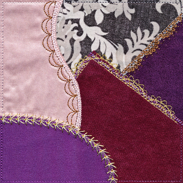 Crazy Quilt Block - Waves (In-the-Hoop)