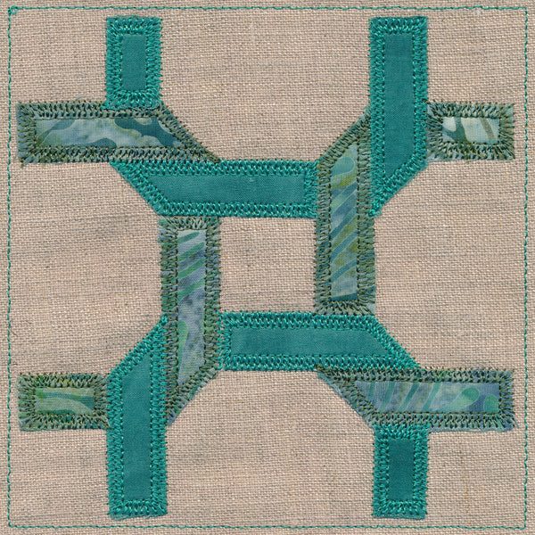Celtic Twist Quilt Block (In-the-Hoop)