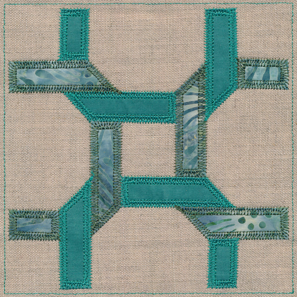 Celtic Twist Quilt Block (In-the-Hoop)