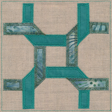 Celtic Twist Quilt Block (In-the-Hoop)