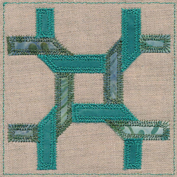 Celtic Twist Quilt Block (In-the-Hoop)