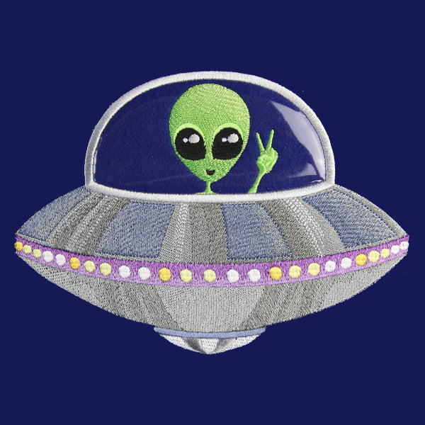 Greetings Earthling (Vinyl Applique)