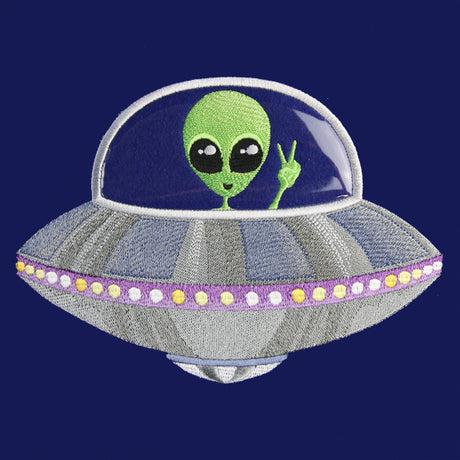 Greetings Earthling (Vinyl Applique)