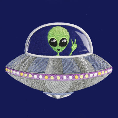 Greetings Earthling (Vinyl Applique)