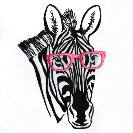 Zebra Specs (Vinyl Applique)