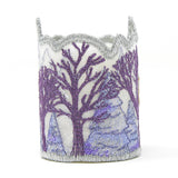 Frosted Winter Votive Wrap (Organza)