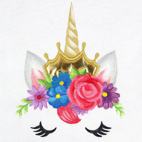 Enchanted Regal Unicorn Face (Applique)