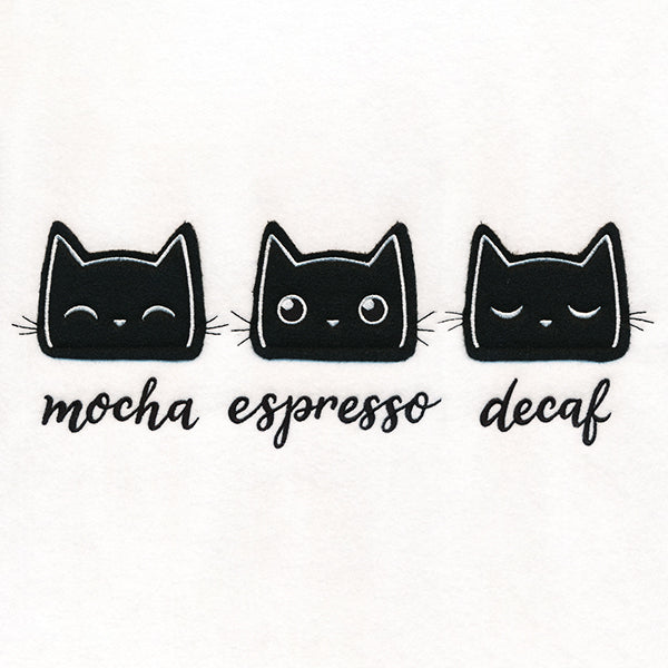 Coffee Cats (Applique)