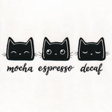Coffee Cats (Applique)