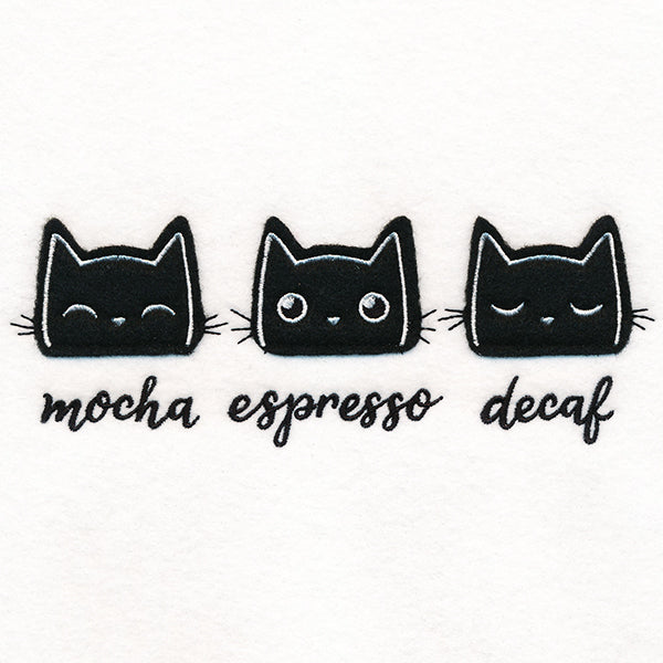 Coffee Cats (Applique)