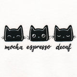 Coffee Cats (Applique)